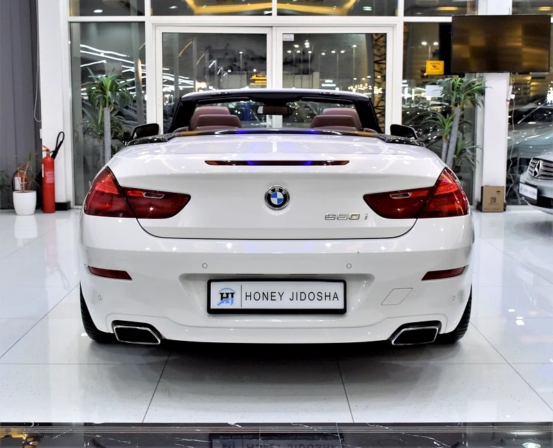 EXCELLENT DEAL for our BMW 650i CONVERTIBLE (2011 Model) in White Color, GCC Specs63230142124803114