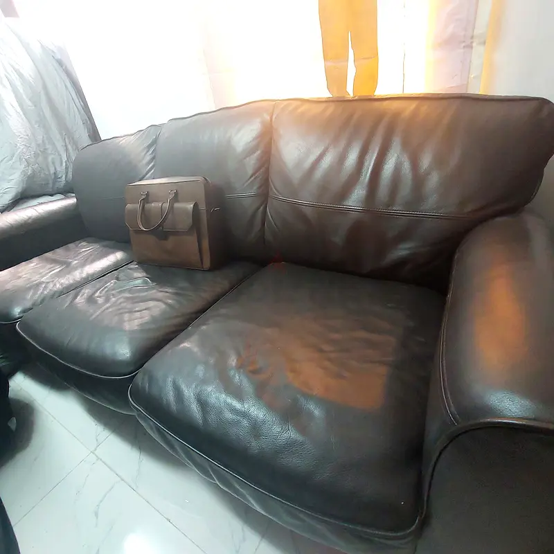 Ikea Gronlid leather 3 seater sofa