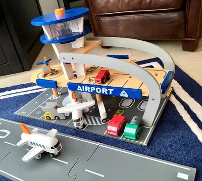 Wooden airport