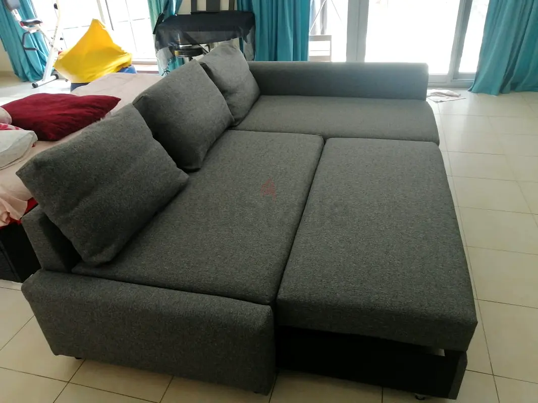 ikea sofa cum bed L shape with storage