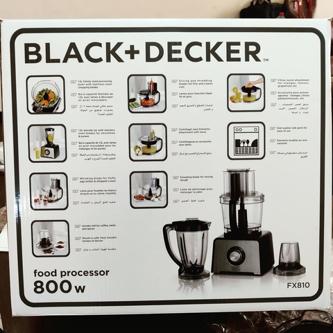 Black & Decker Fx810 Food Processor (type 1) Spare Parts