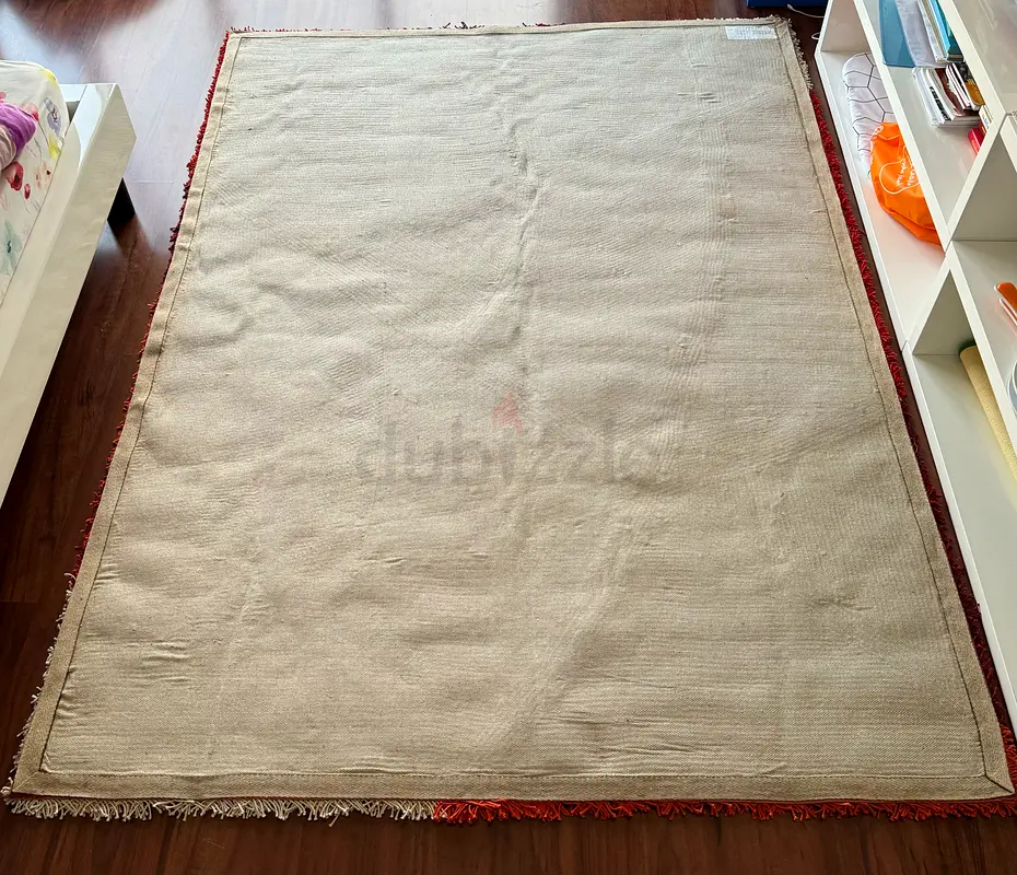 170 x 240 CMS BRIGHT MULTICOLORED POLY SHAGGY RUG CARPET FOR SALE!