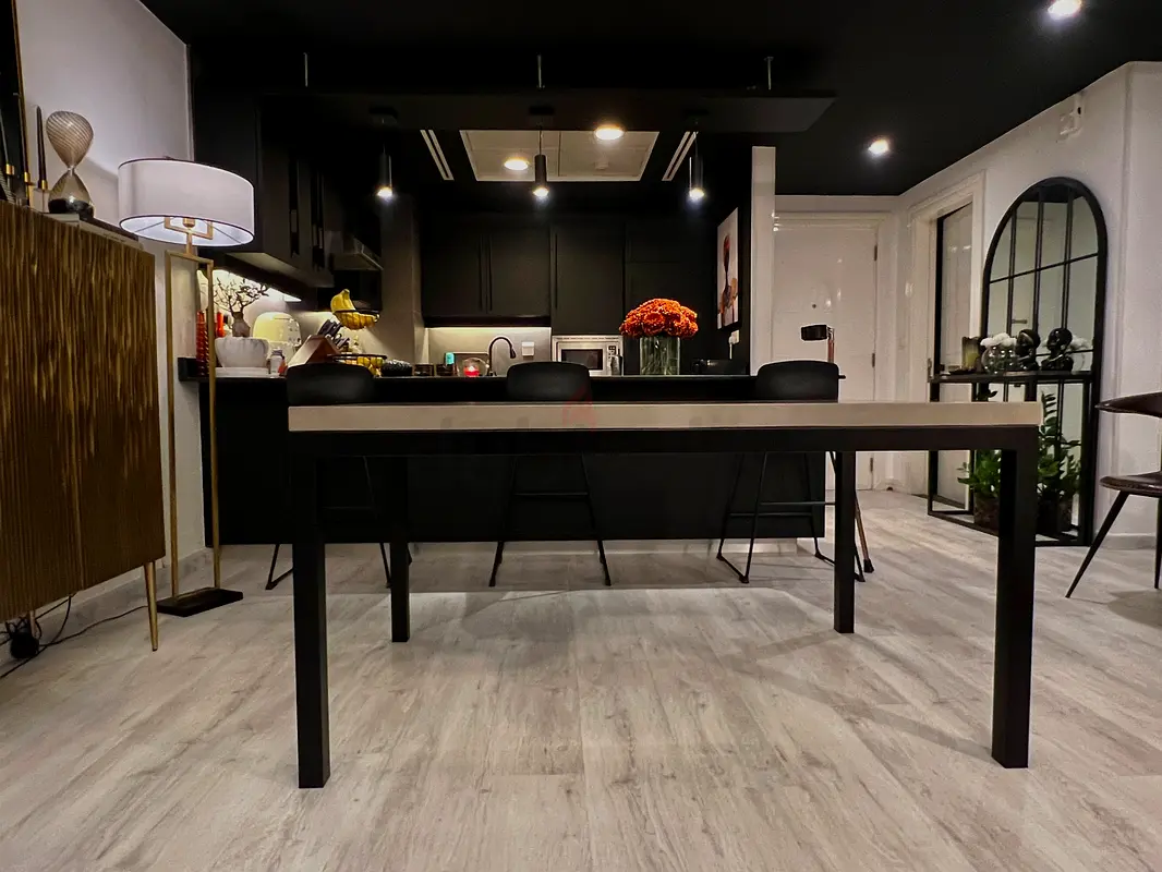 CrateBarrel Concrete Dining Table