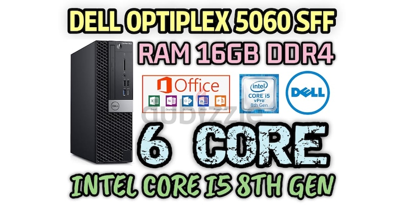 DELL OPTIPLEX 5060 SFF 6 CORE INTEL CORE i5 (8TH GENERATION) RAM
