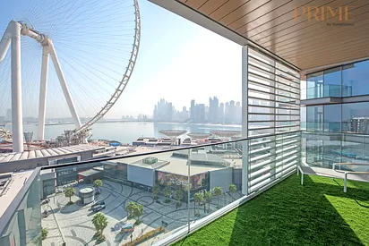 Maids | Unfurnished |sea And Dubai Eye View