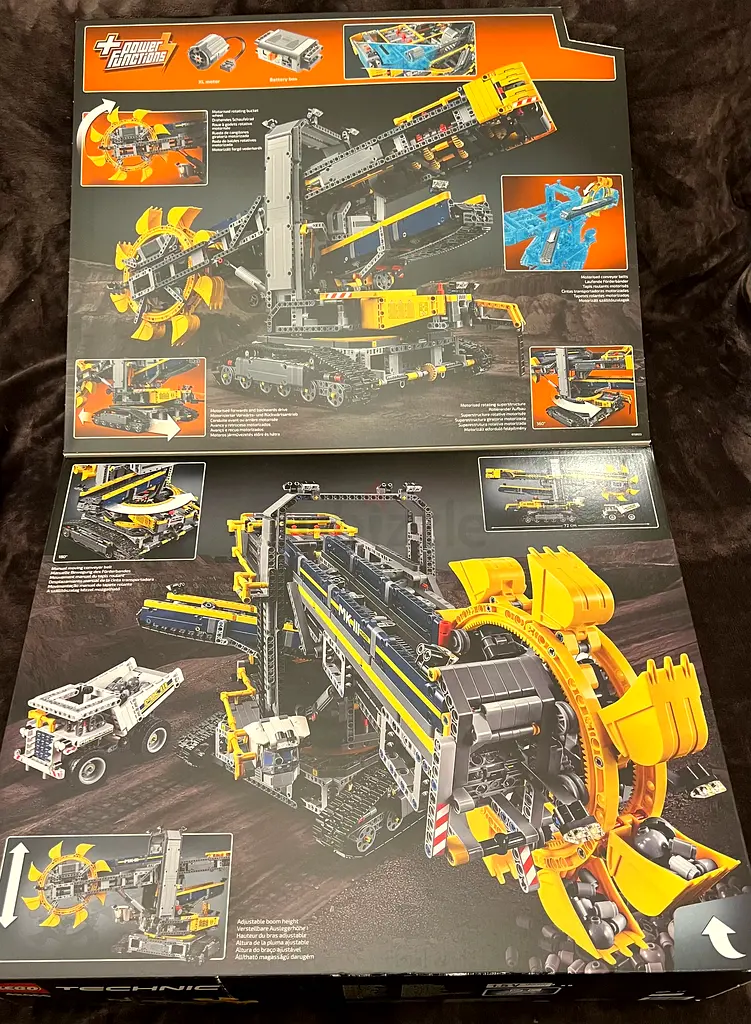 HUGE 88cm New LEGO bucket Wheel Excavator, factory sealed