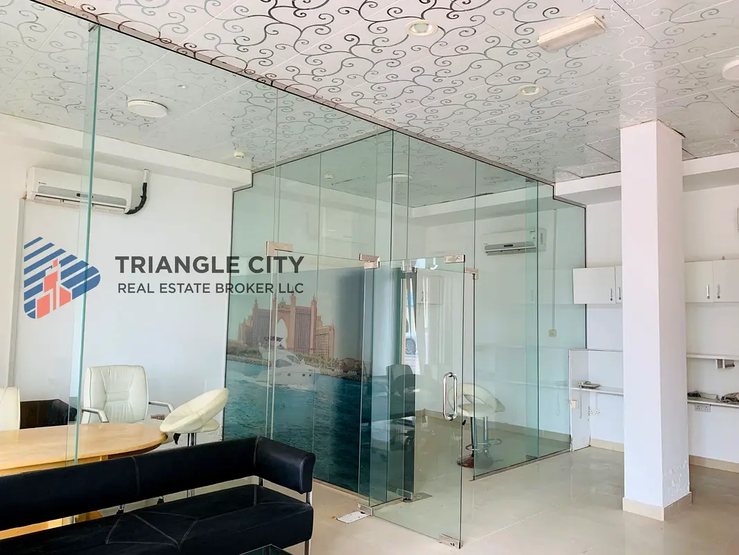 Shop Ready Furnished FRONT SIDE shop for rent in Morocco cluster i13