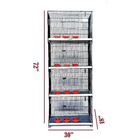 Horizontal best sale bird cage