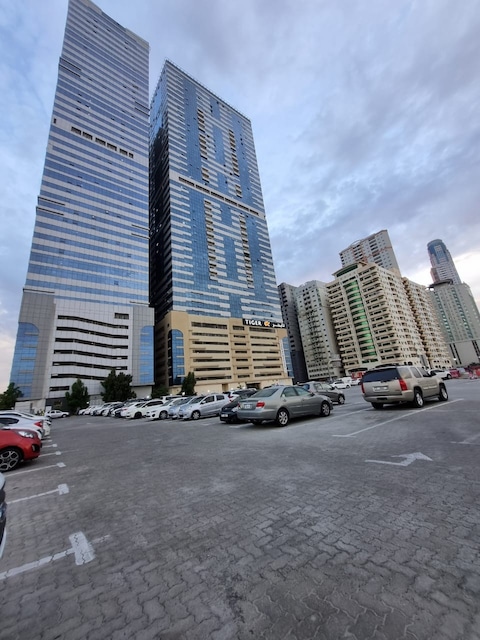 Hot Offer On Studio Flats Available ,18k,21k,+ 1 Month Free Dubai Sharjah Border On Rta Bus Stop F