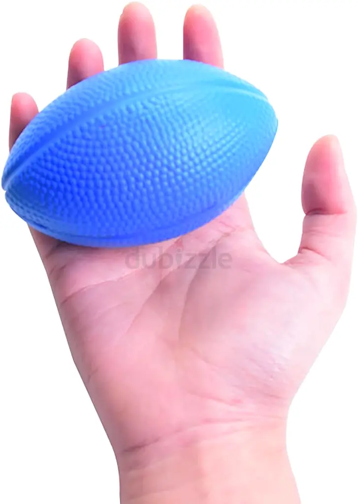 Sponge Rugby Ball,Hand Therapy Squeeze Exercise Stress Balls Finger
