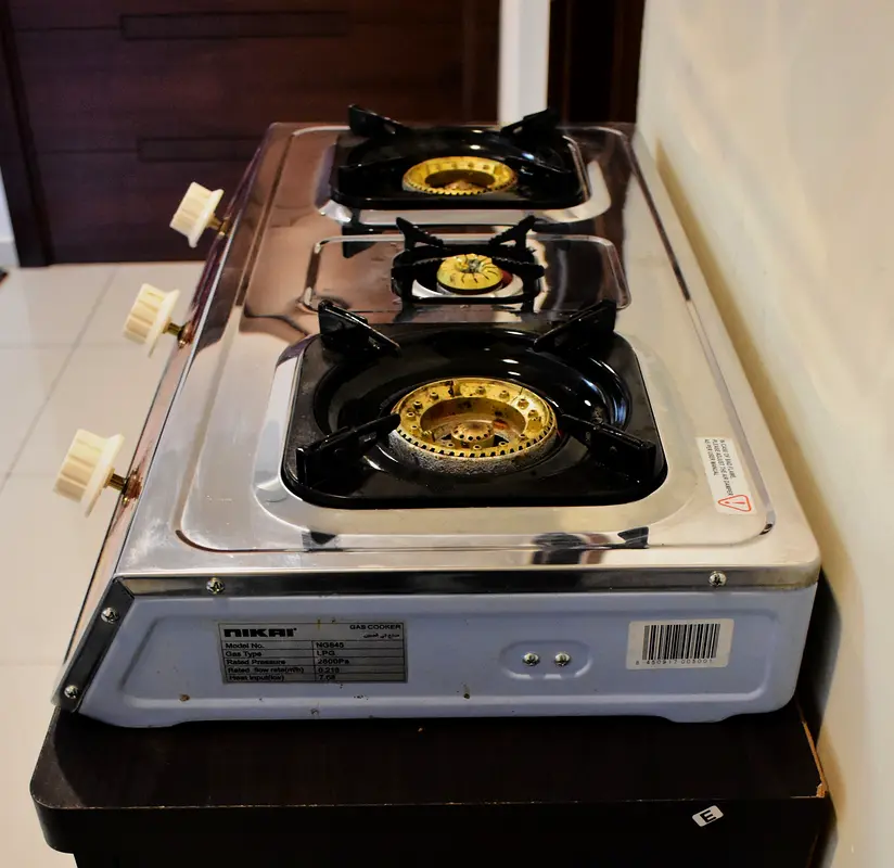 Nikai Triple Burner Gas Stove