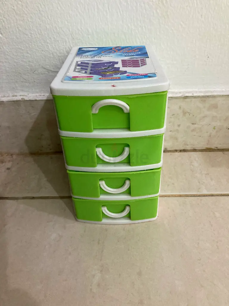 Small plastic drawers