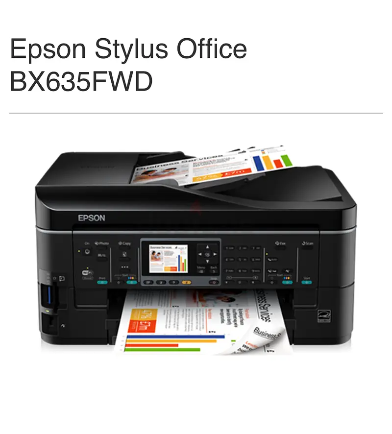 Epson fax machine printer and scanner BX635FWD