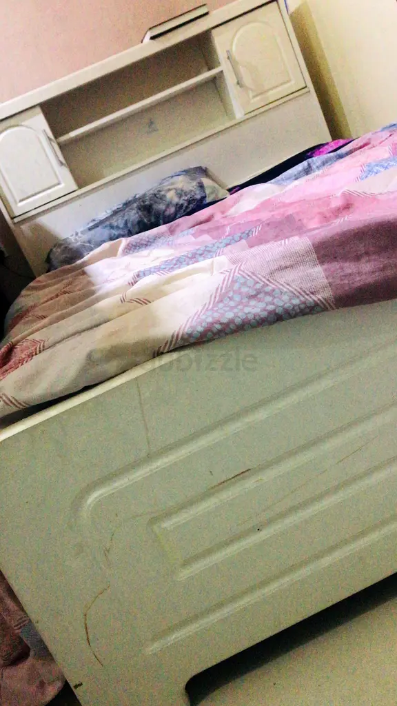 Queen size Cot with mattress for sale