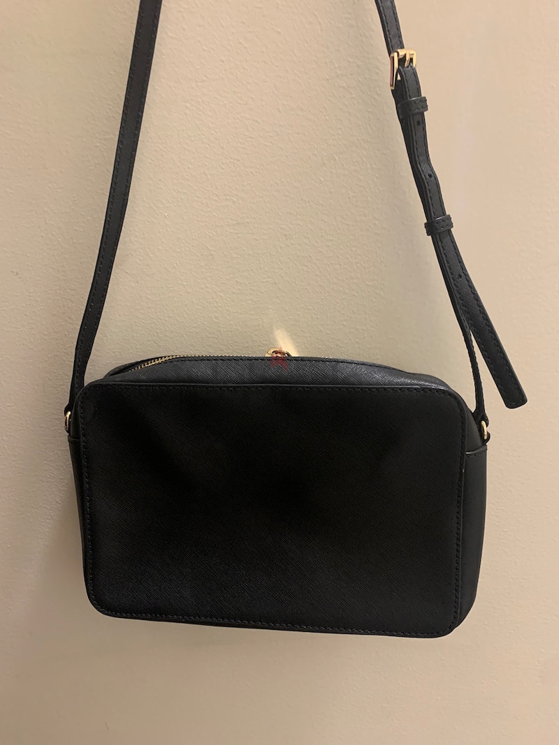 Michael Kors Sandrin Stud Black Crossbody leather bag | dubizzle
