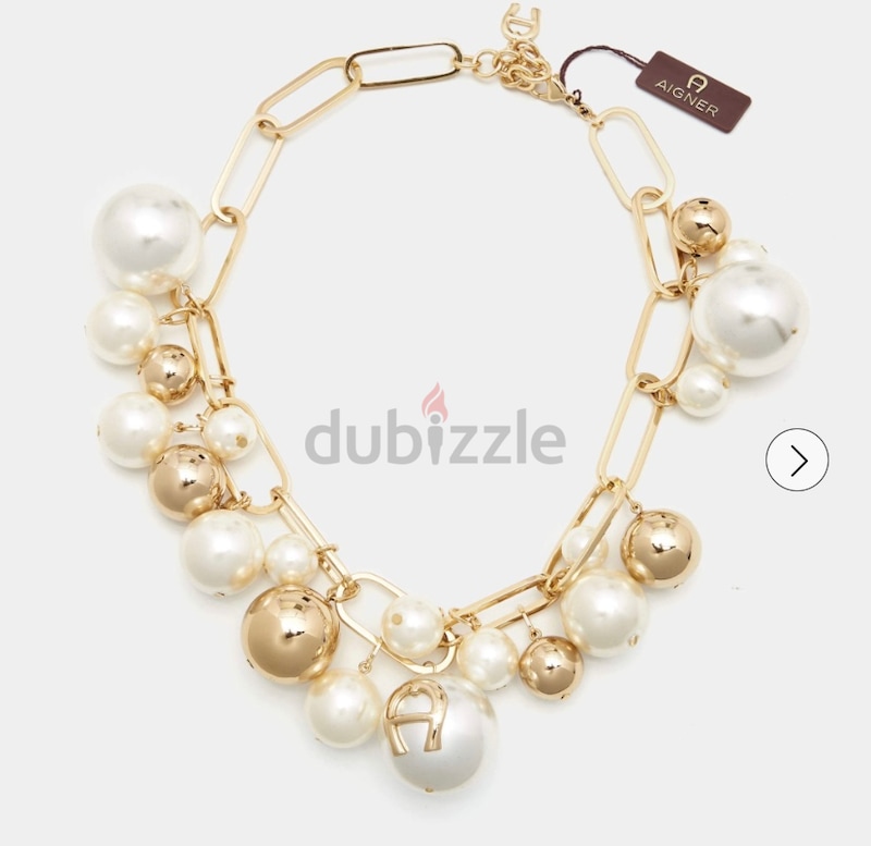 Aigner pearl choker and bracalet dubizzle