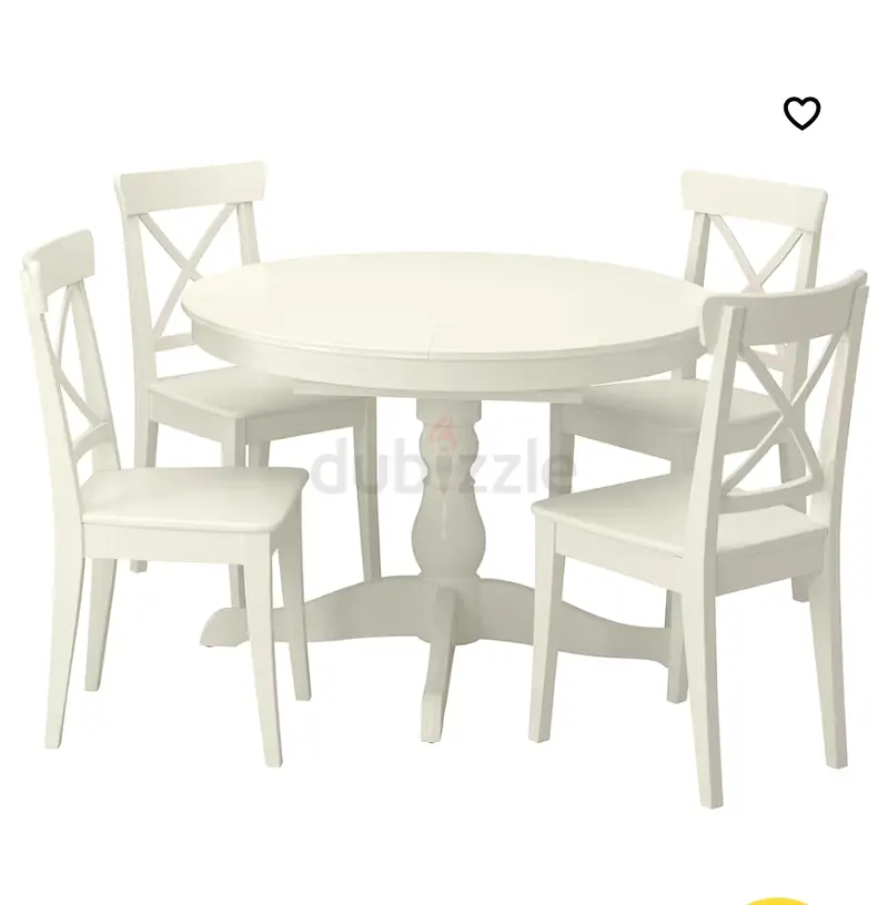 Dining table and chairs