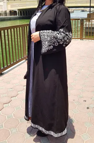 Decorated abaya