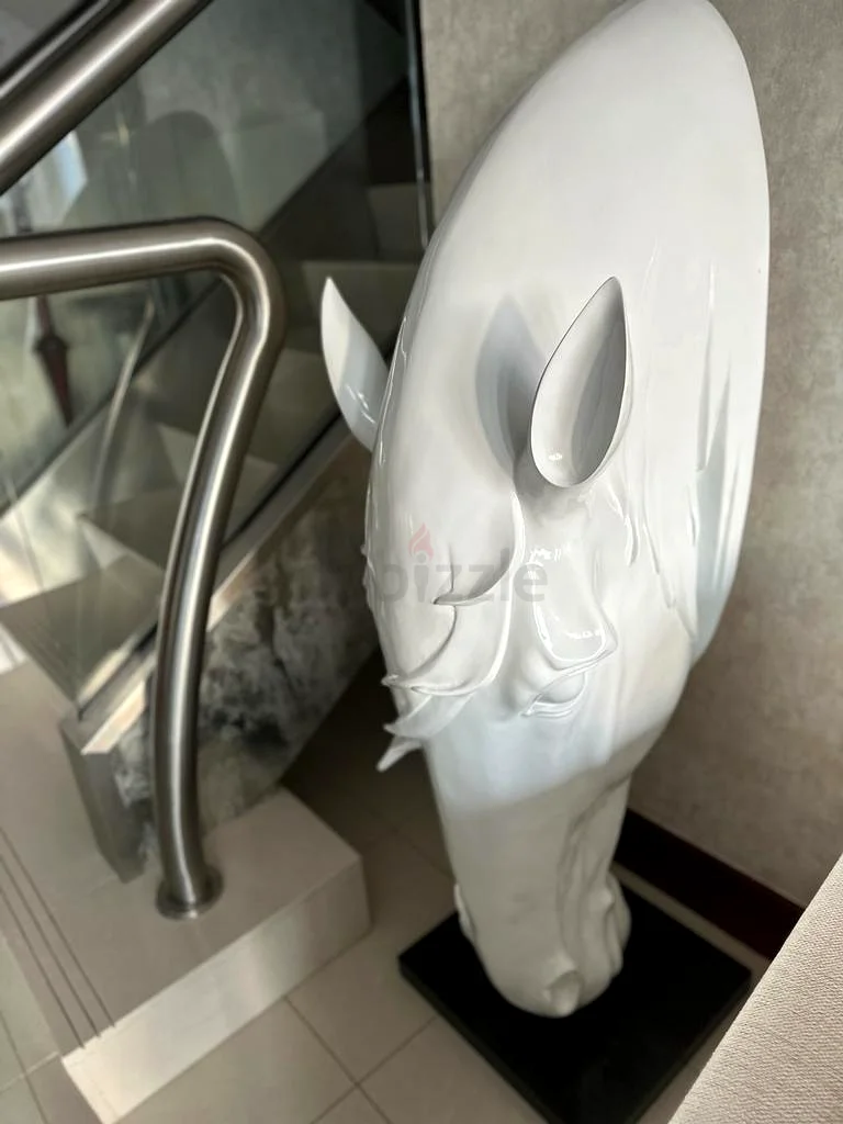 Deco Object Horse Face White