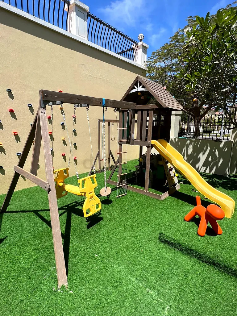Outdoor kids play area