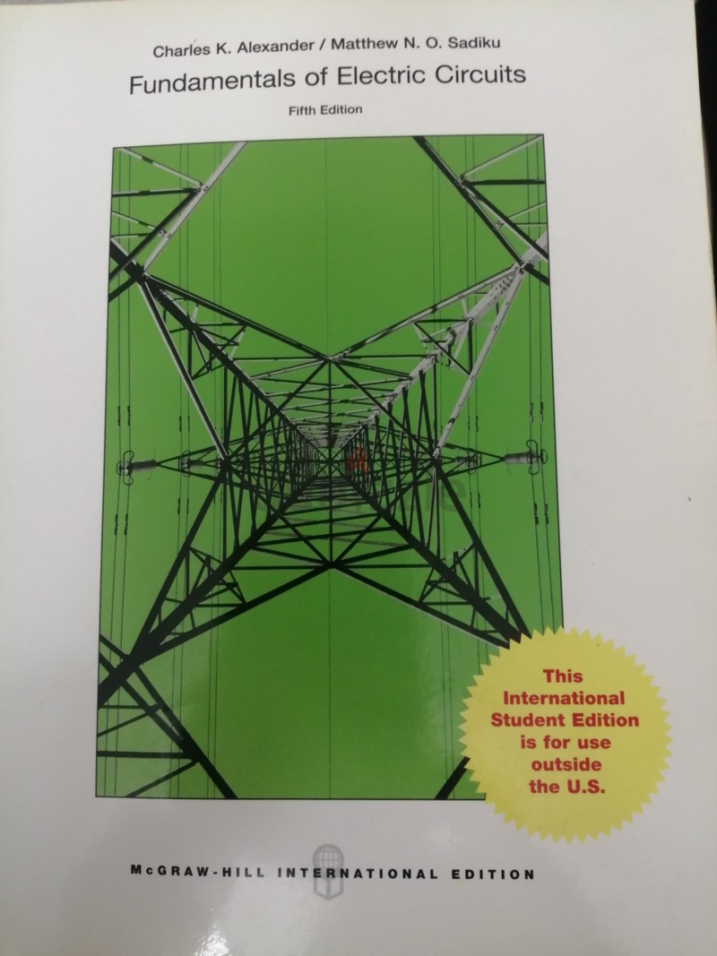 Fundamentals of Electric Circuits by C. Alexander | dubizzle