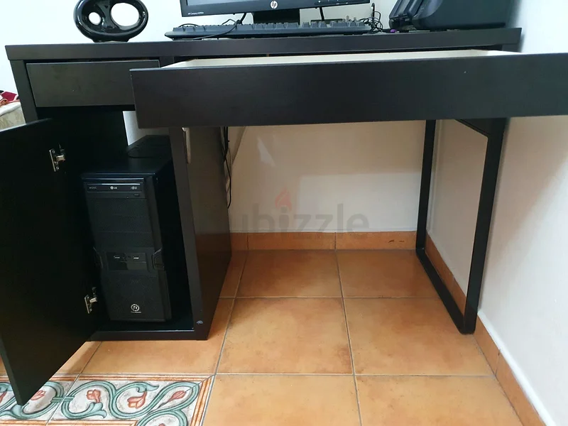 Computer table with chair