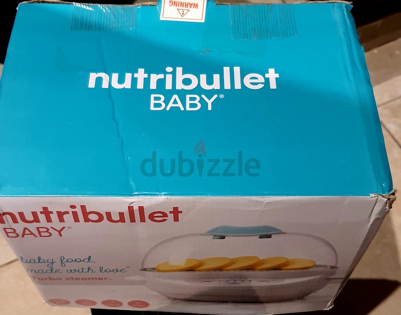Nutribullet Baby Turbo Steamer - Original Box Sterilize / Steam / Defrost