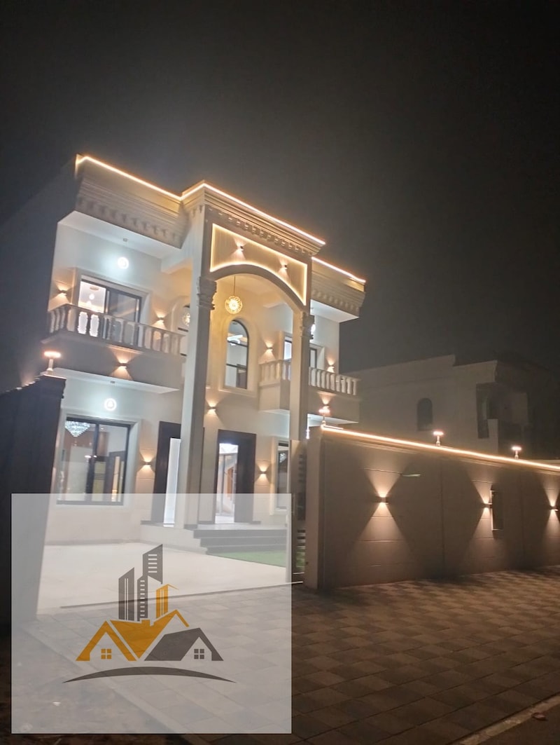 For sale, one of the most luxurious villas in Ajman, super deluxe European design and finishes, and