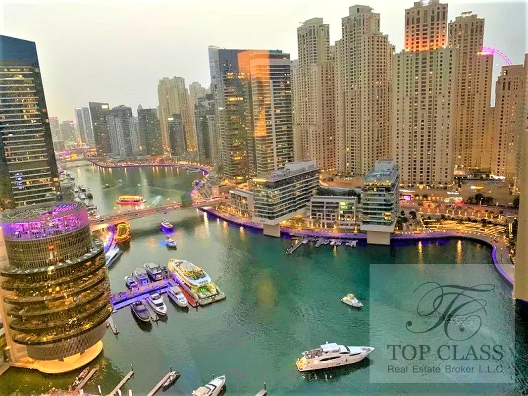 Apartment/Flat Fully Furnished Stunning Marina View Dubai