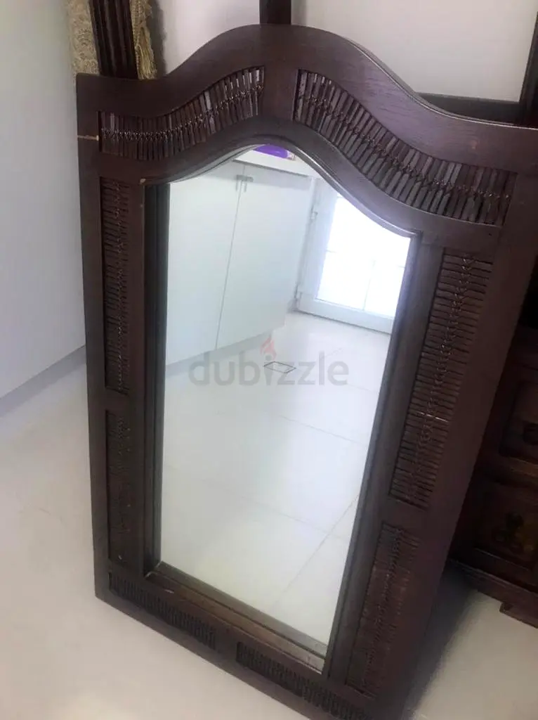 Solid wood with matching mirror