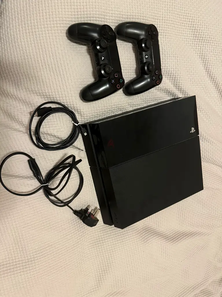 Sony play station 4 (PS4) with 2 controllers