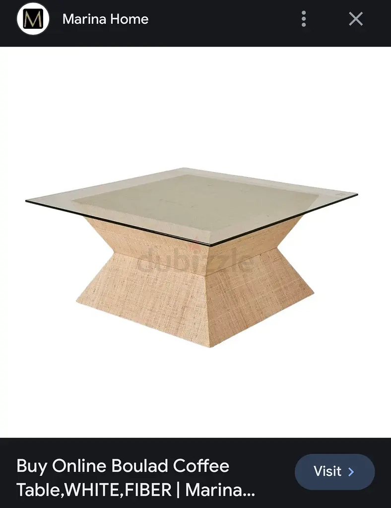 Marina home coffee table