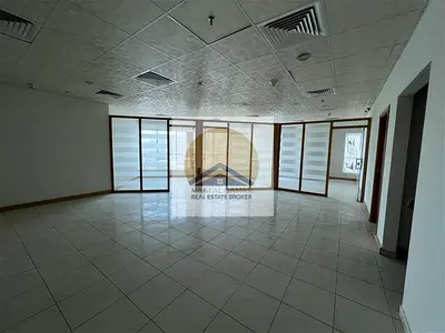 15 Months Contract | Chiller Ac/parking Free | Decorated Office For Rent | Al Majaz At Corniche.