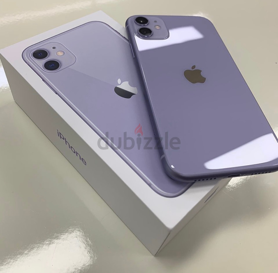iPhone 11 purple 128G refurbished with 6 months warranty | dubizzle