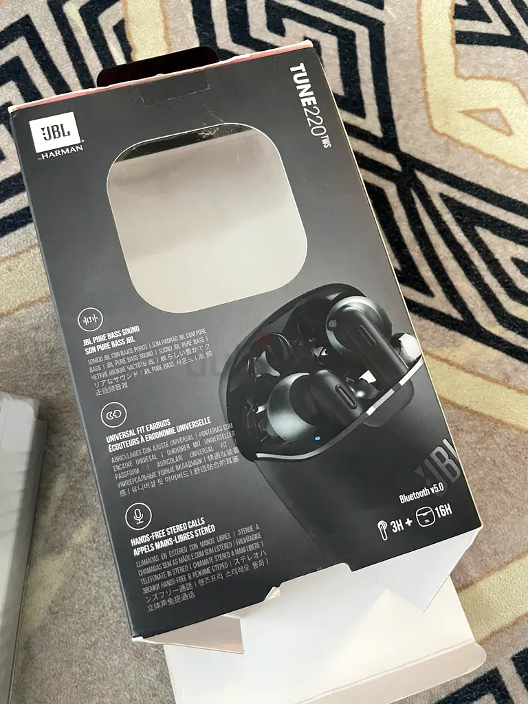 JBL 220TUNE PURE BASS ZERO CABLE