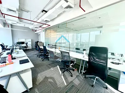 Vibrant Workspace: Fully Furnished, Spacious Office With Canal View