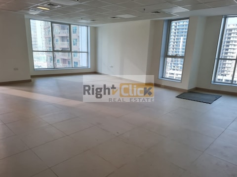 Spacious | Unfurnished Office | Dubai Staff Tower| Cluster L | Balcony | For Rent