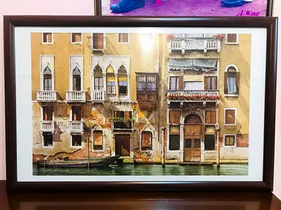 Hanging pictures or photo frames