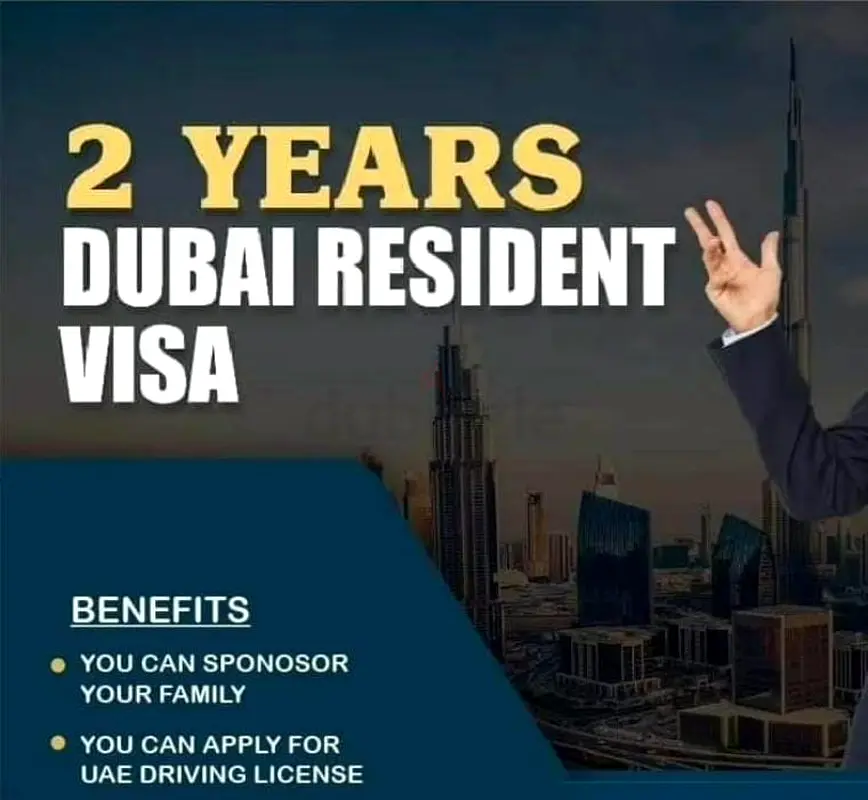 DUBAI 2 YEARS RESIDENCY VISA AVAILABLE