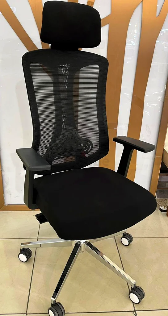 Office mesh chairs with headrest/latest design