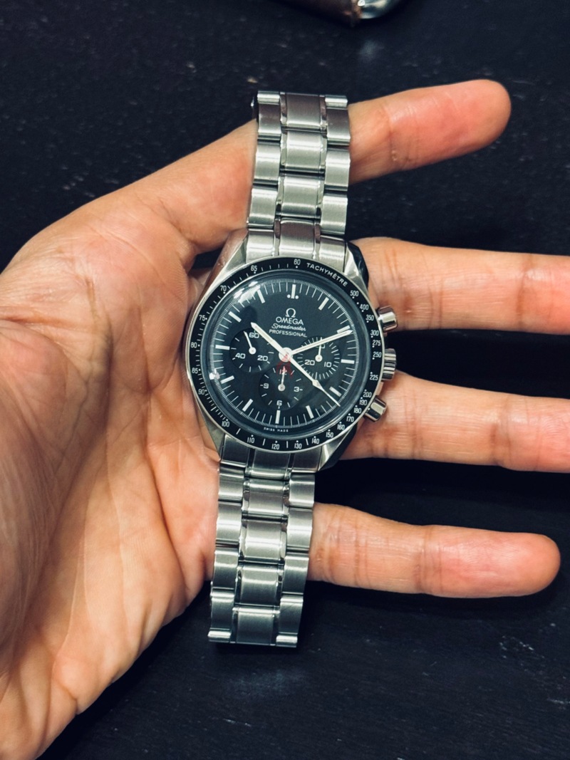 Omega speedmaster professional hesalite sale