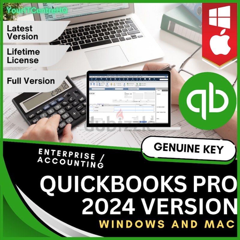 Genuine Key QuickBooks Enterprise 2024 Accounting Software for