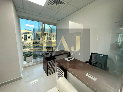 Elegant Office With View For Rent With Fully Furnished | No Commission