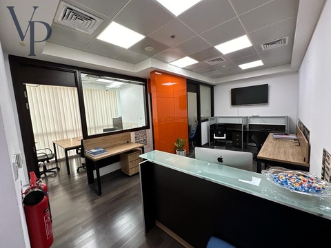 Furnished High Floor Office Unit, B2b Business Bay