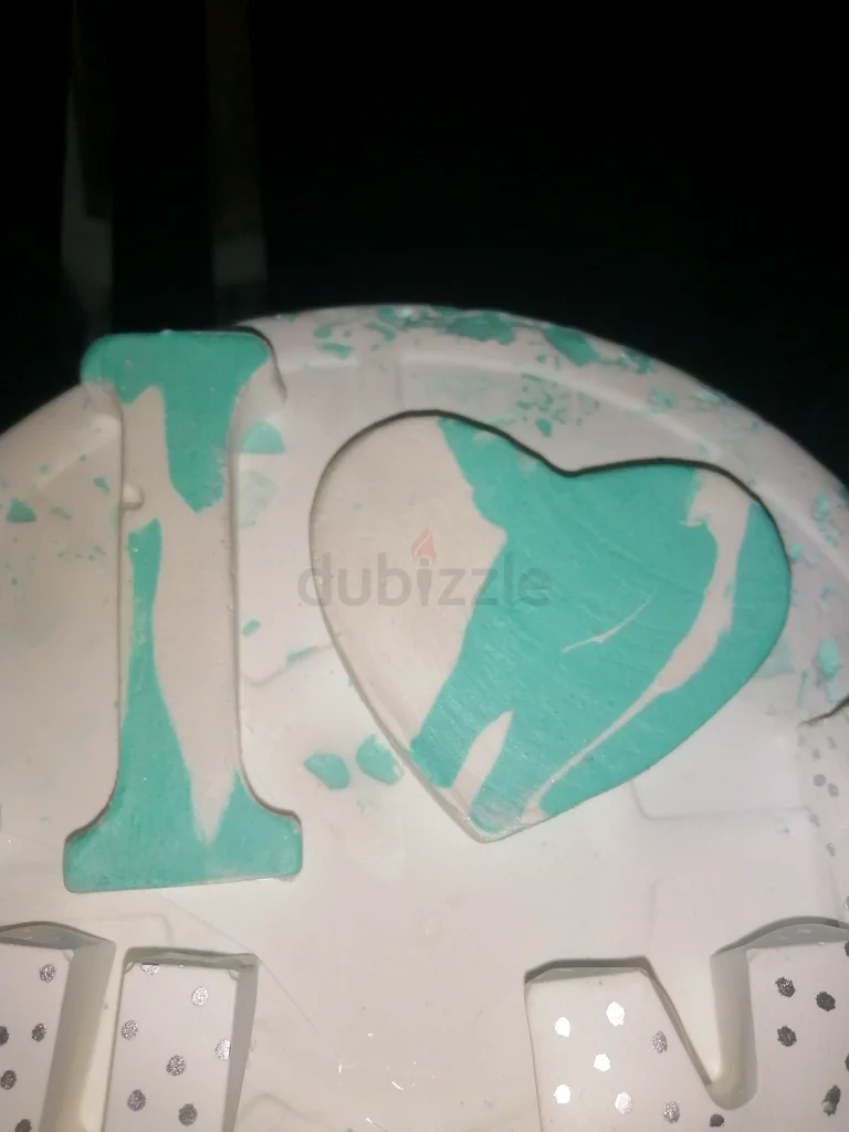 A masterpiece handmade writing names with cement63193111598977112