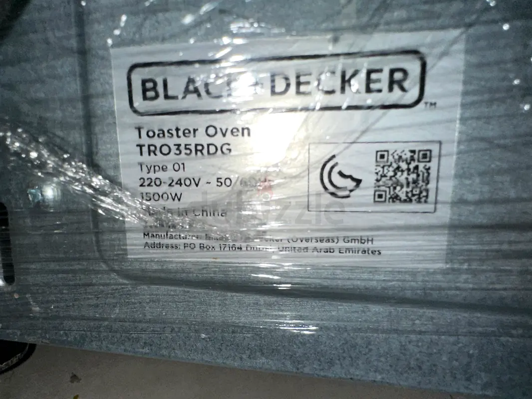 black and decker toaster oven