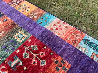 76 x 221 cm | New Handmade Beautiful Gabbeh Runner Carpet