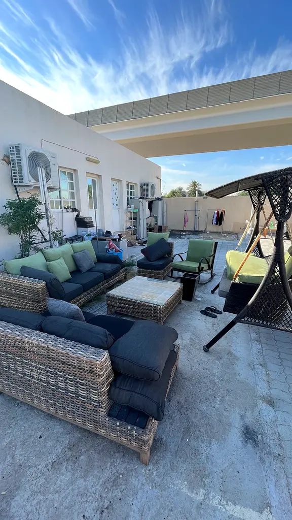 Outdoor furniture and swing chair