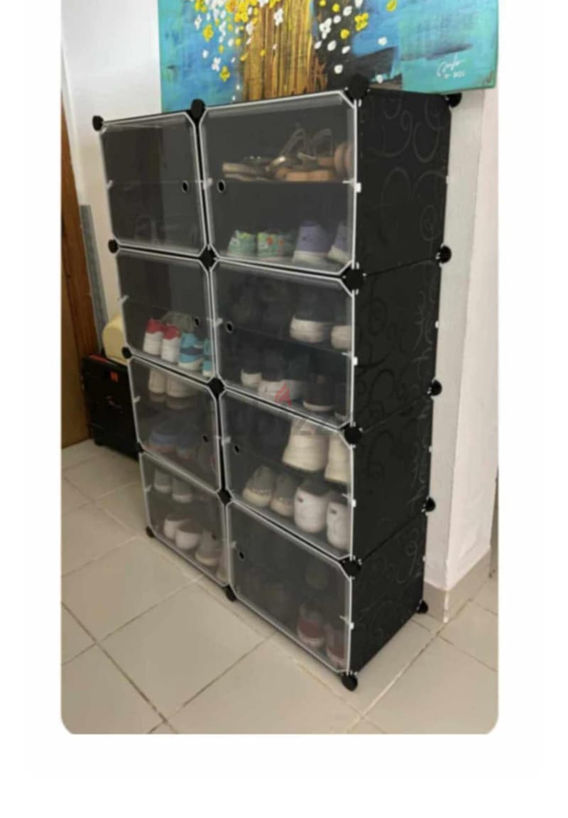 HOMIDEC Shoe Storage, 8-Tier Shoe Rack Organizer for Closet 32 Pair Shoes  Shelf
