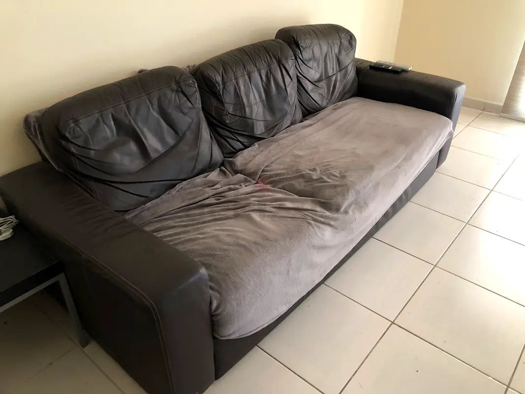 Leather sofa